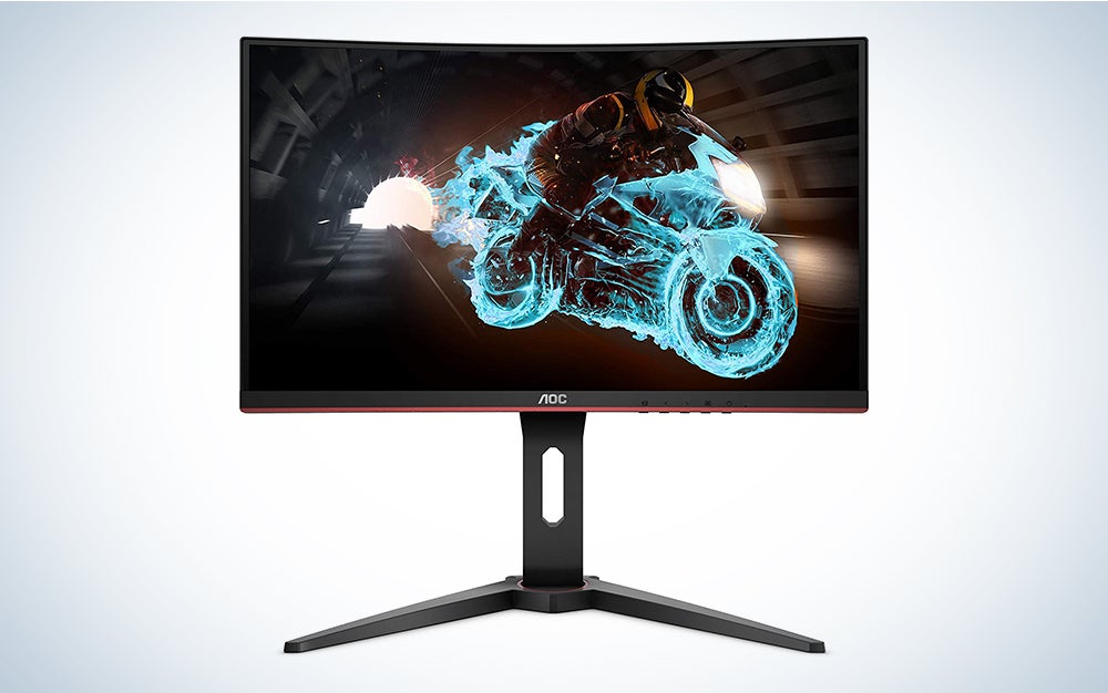 AOC C24G1A Curved Frameless Monitor is one of the best monitors for home office