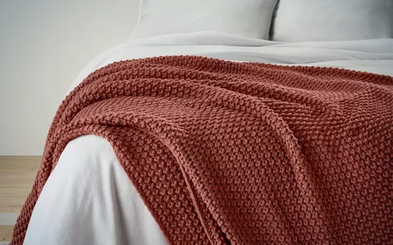 Casaluna Chunky Knit Bed Blanket