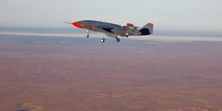 Watch this Boeing fighter jet drone fly for the first time