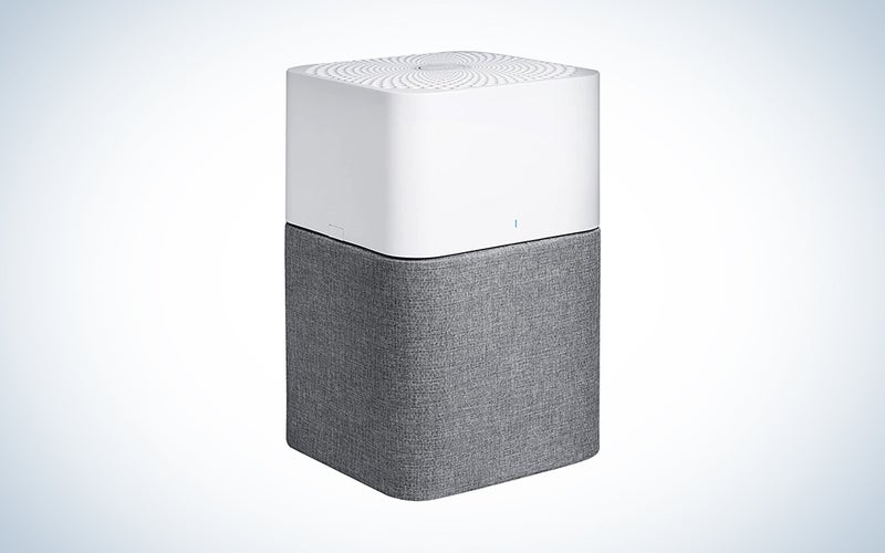 A product image of the BLUEAIR Blue 211+ Auto HEPASilent 23dB Air Purifier