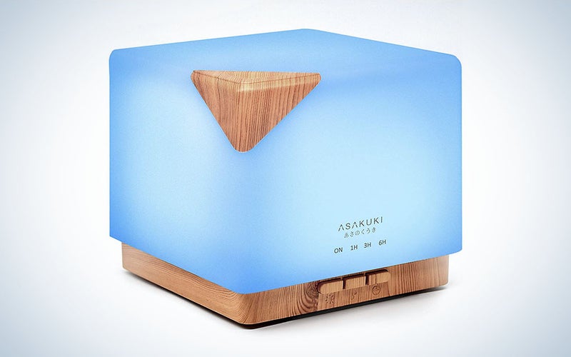 The Asakuki Essential Oil Diffuser is the best for large spaces.