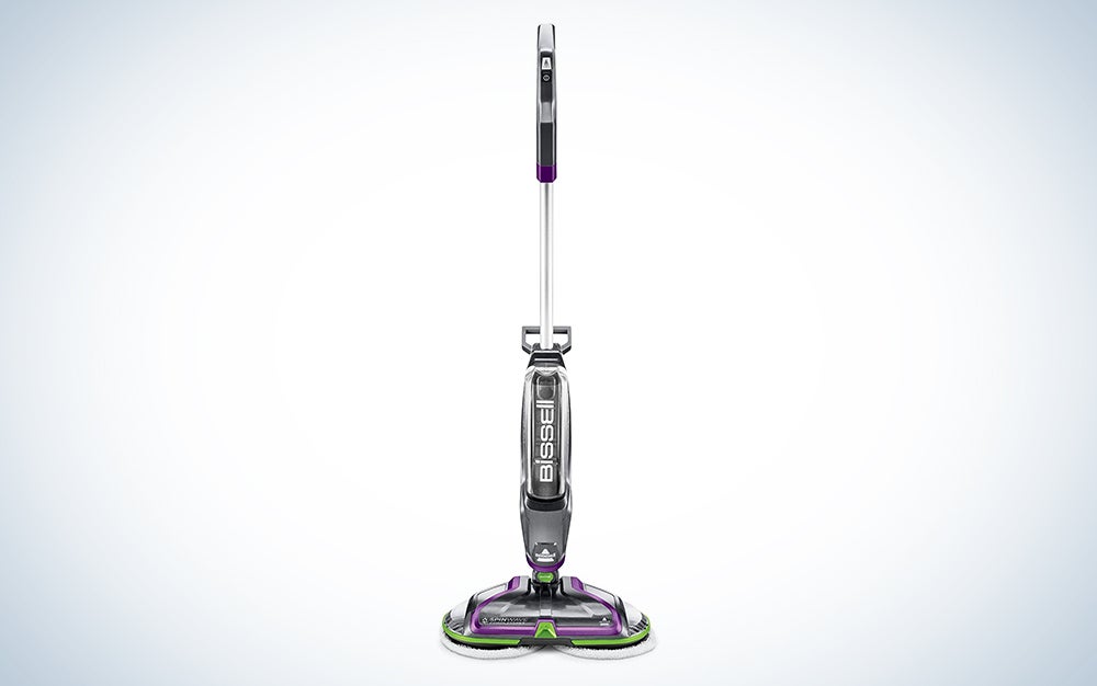 GOOD PAPA Electric Spin Scrubber 360 Cordless Floor Scrubber with Extension 