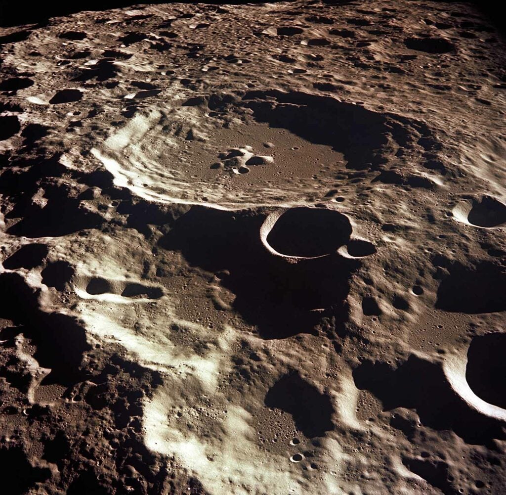 Crater 308 on the Moon