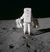 Buzz Aldrin Deploys Apollo 11 Experiments