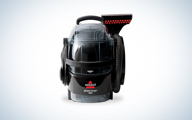 Bissell Spot Clean Professional Portable Carpet Cleaner is the best portable carpet cleaner machine