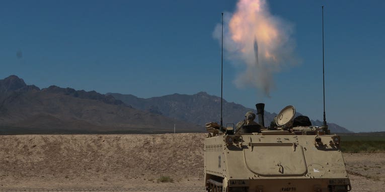 Laser detection and GPS guide this new mortar to its target with better accuracy