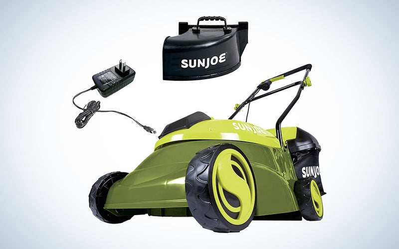 green sun joe lawn mower