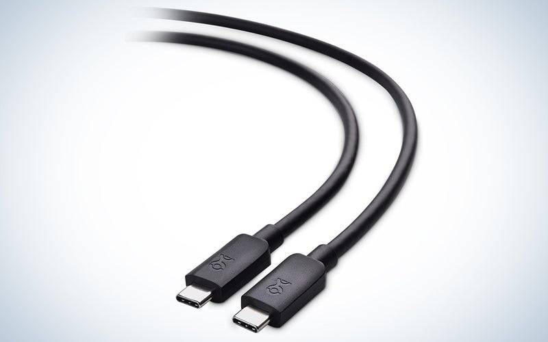 black usb-c to usb-c cable