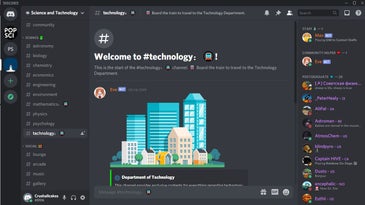 Discord screenshot of the Science and Technology channel