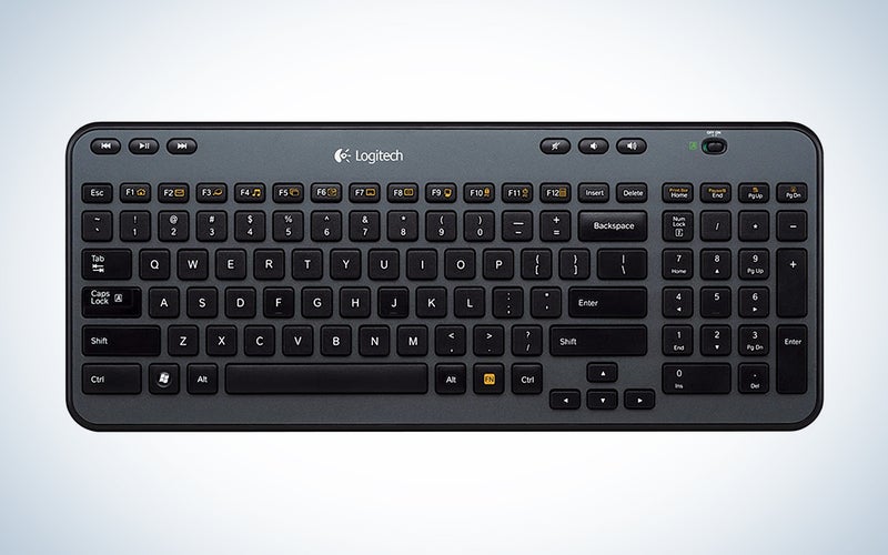A product photo of the Logitech K360 keyboard
