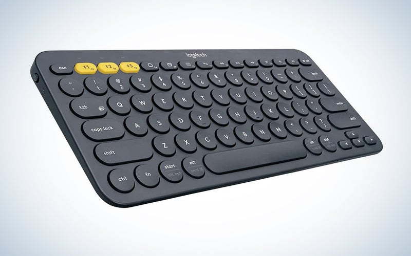 A product photo of the logitech k380