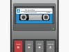 The user interface for Voice Recorder & Audio Editor, showing its cassette player design.