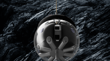Artist's impression of the DAEDALUS robot on the moon