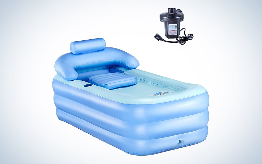 The CO-Z Inflatable Tub is the best value.