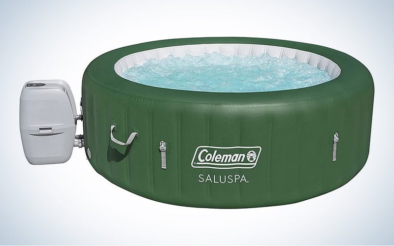 The Coleman SaluSpa Inflatable Hot Tub is the best overall.