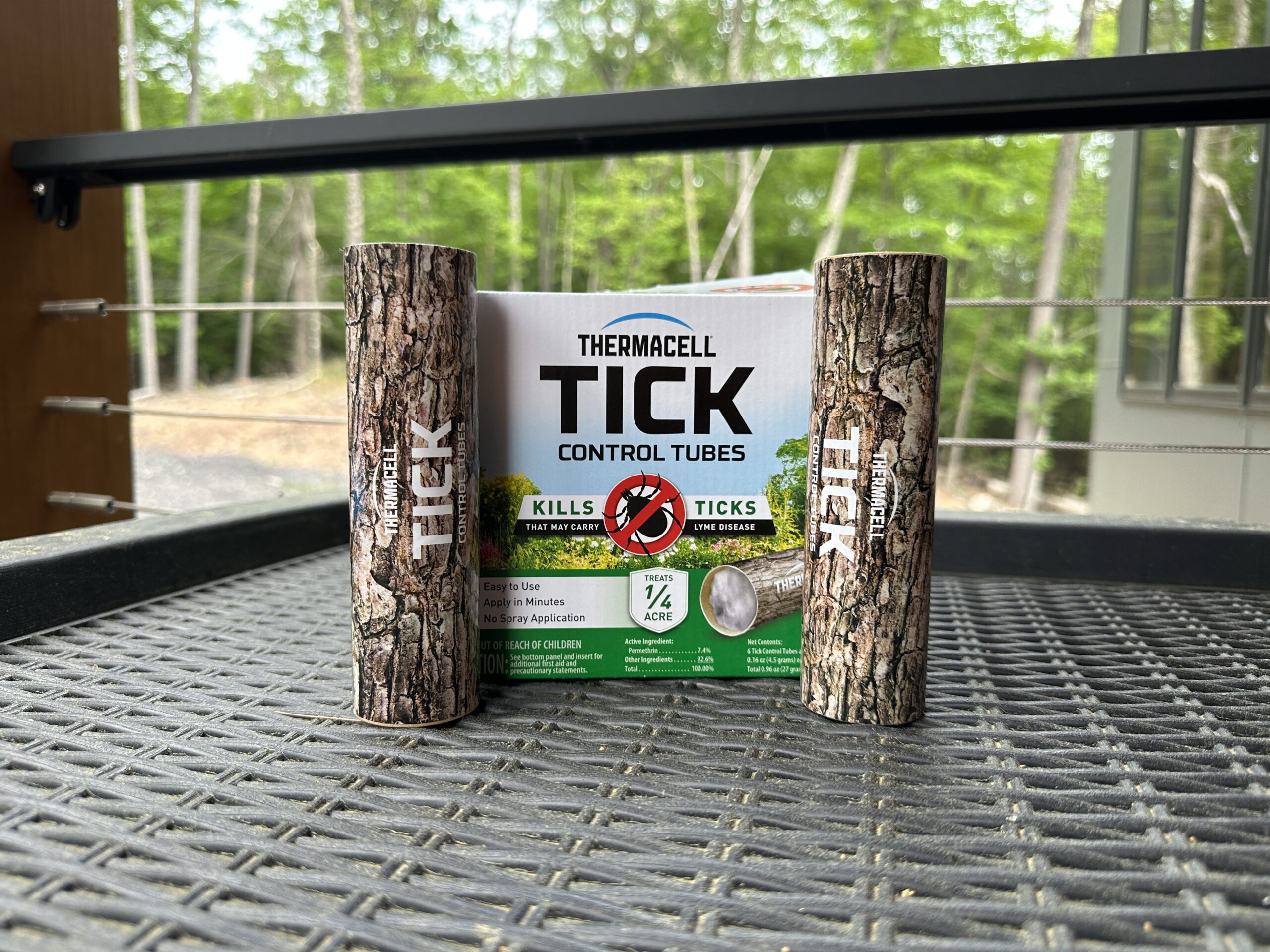 Thermacall makes the best insect repellent for ticks.