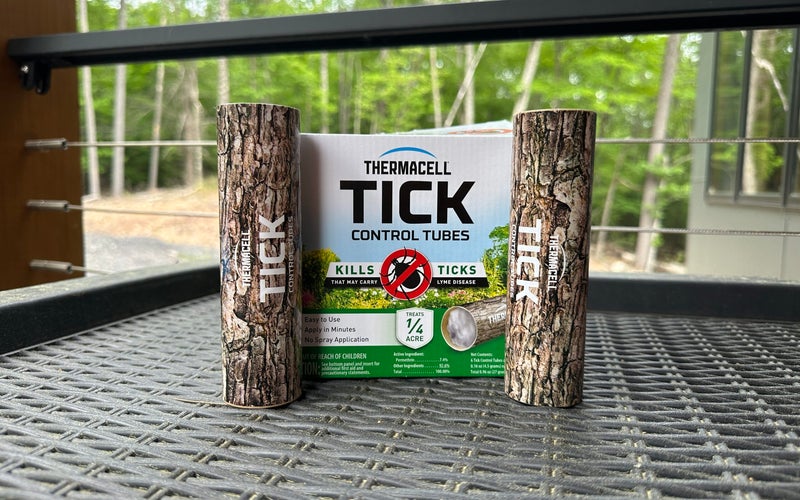 Thermacall makes the best insect repellent for ticks.