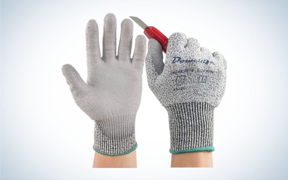 Cut resistant gardening gloves
