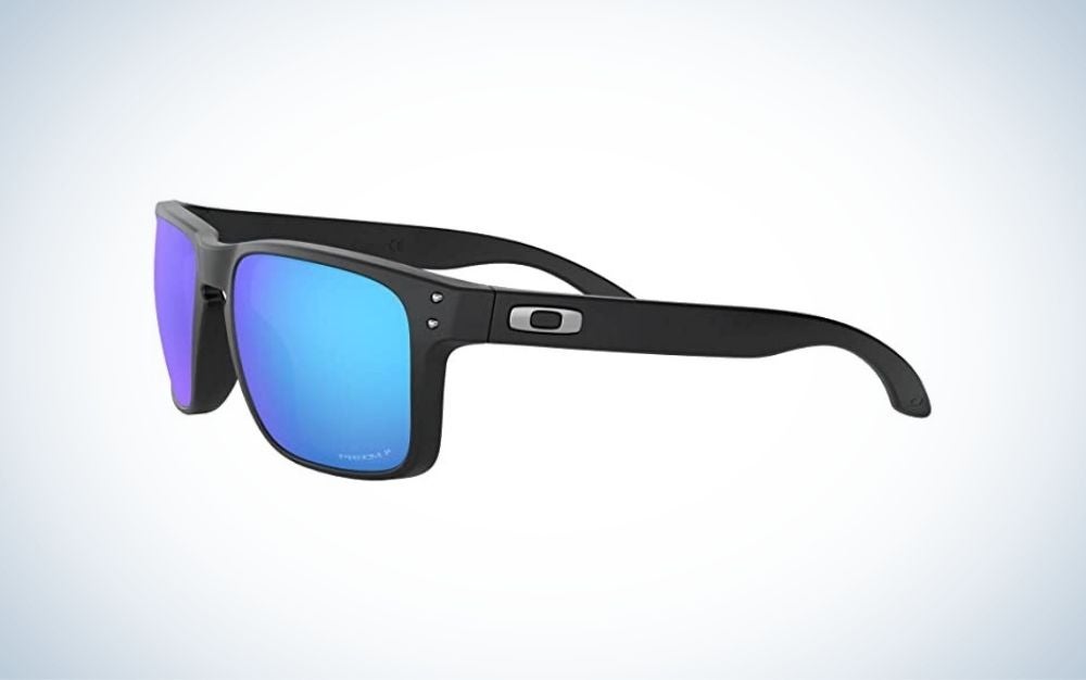 Matte Black polarized square sunglasses