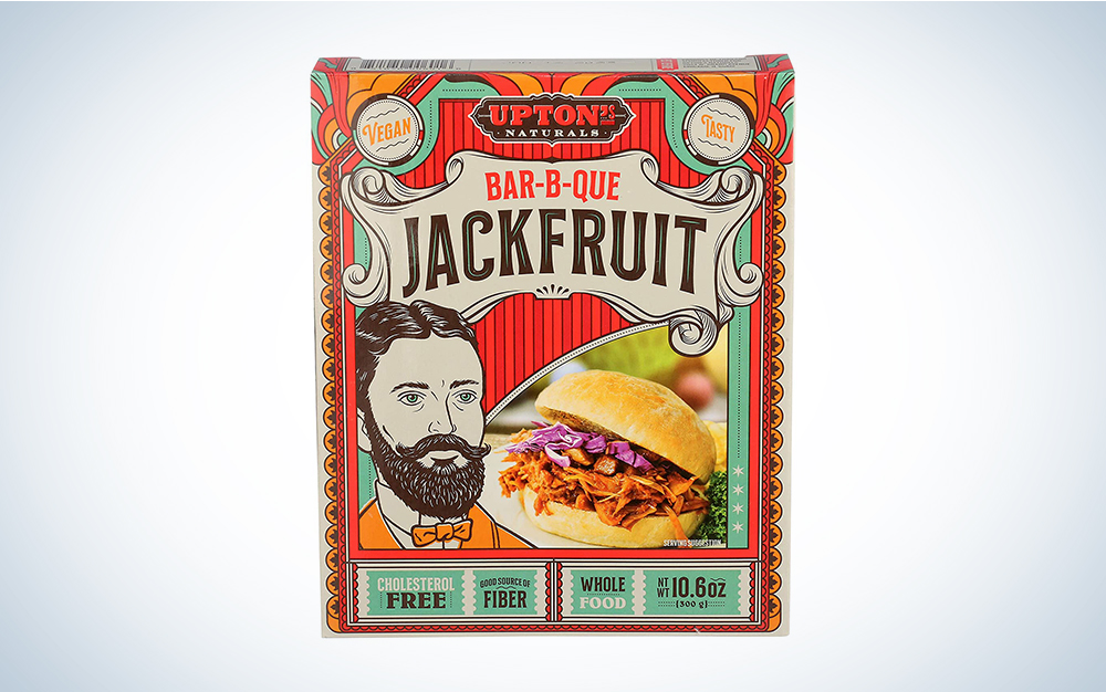 Upton's Jackfruit BBQ flavor meat alternatives packaging