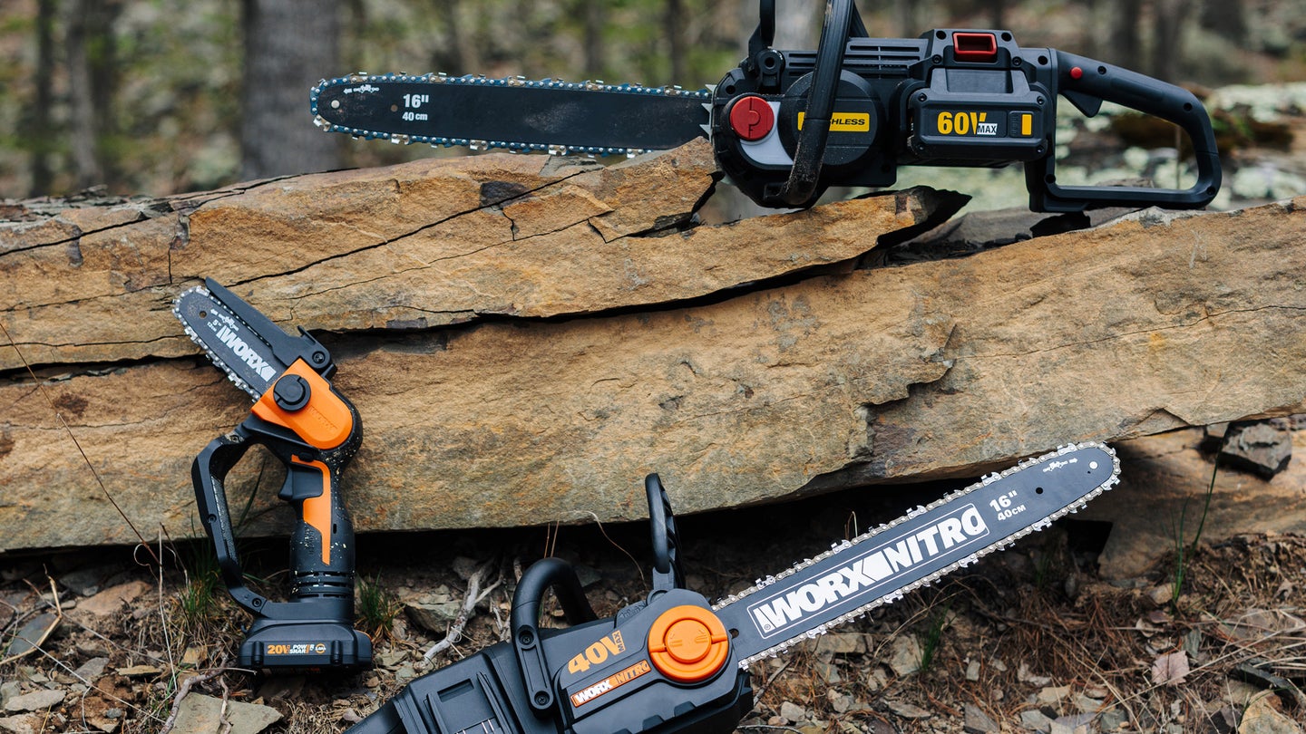 The best chainsaws on a rock