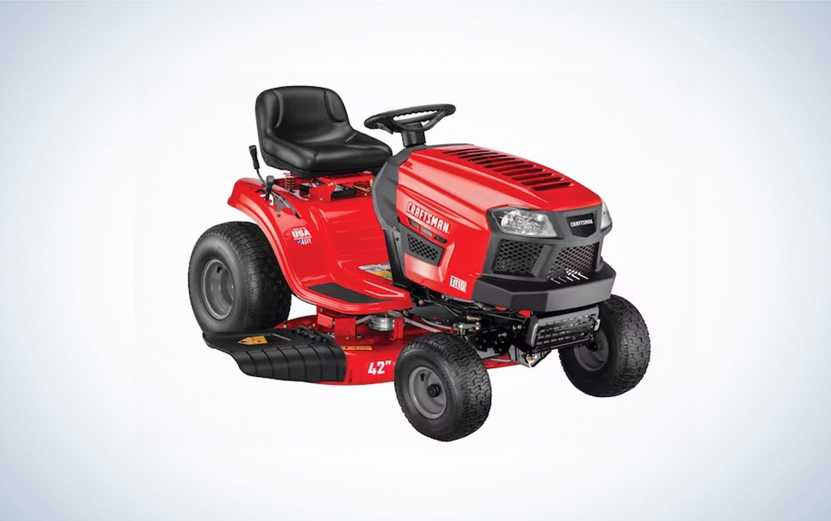 CRAFTSMAN T110 42-in 17.5-HP Gas Riding Lawn Mower
