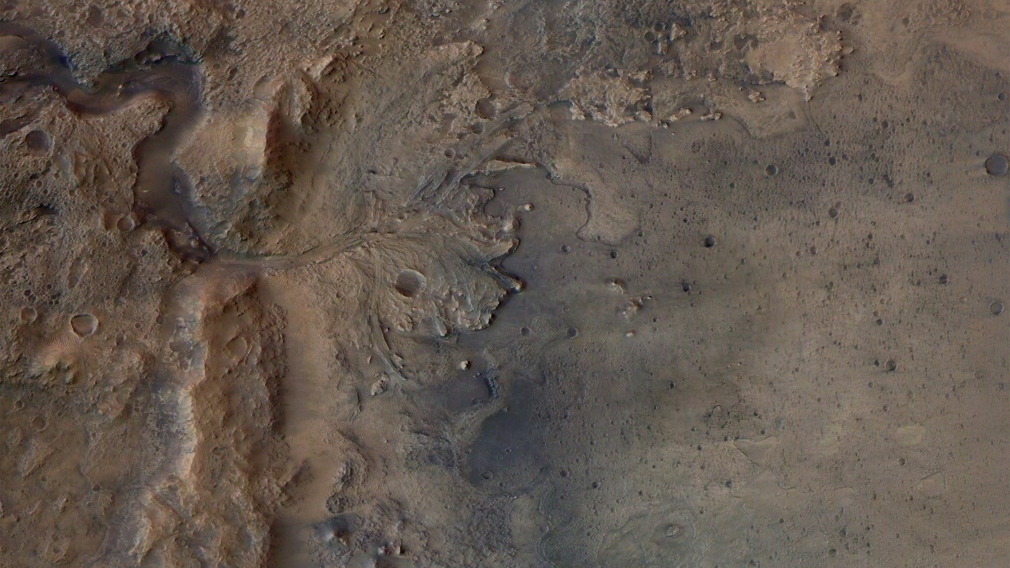 The Mars Jezero crater
