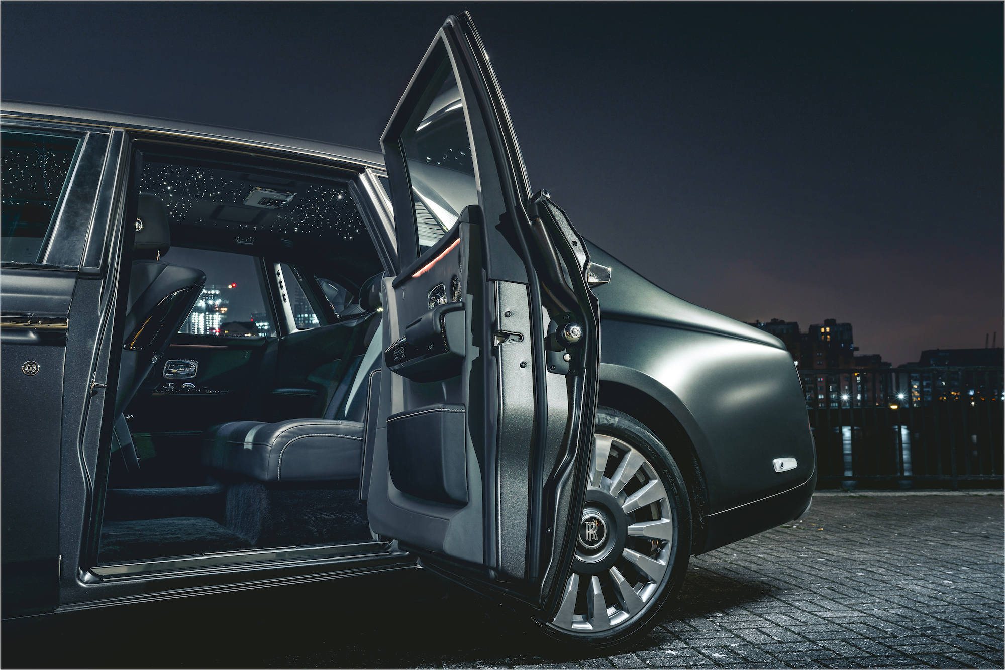 Rolls Royce sedan starlight interior