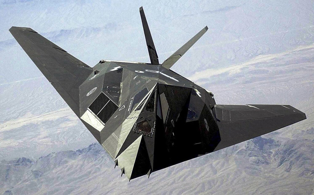 The F-117 defeated radar by using a faceted design, which in general isn't a strong aerodynamic approach.