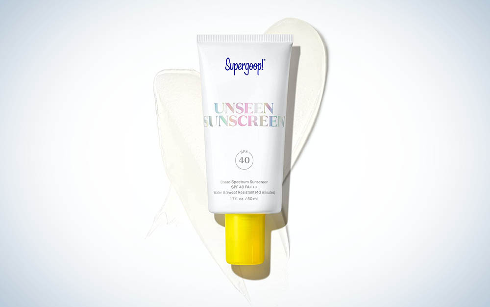 The Supergoop! Unseen Sunscreen is our pick for the best transparent sunscreen.