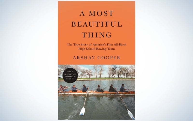 "A Most Beautiful Thing" paperback on a orange cover, gift guide for grads who love to read sports writing