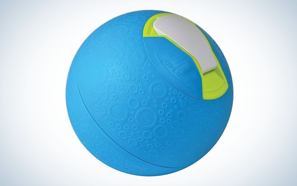 Blue ice cream maker for kids in a ball shape