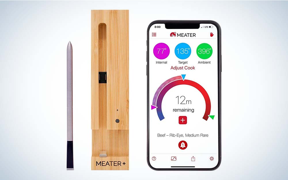 Meater Plus is the best meat thermometer that's wireless.