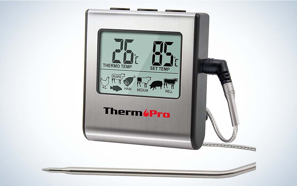 The ThermoPro TP16 is the best meat thermometer for ovens.