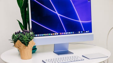 Apple iMac M1 in purple