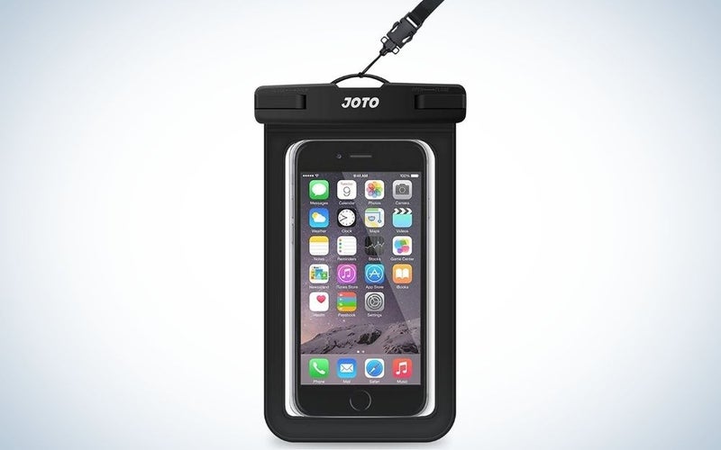 Black universal waterproof phone bag case gift for grads who love water