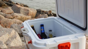 The best cooler keeping drinks cold on a hot, sunny day.