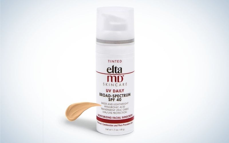 EltaMD sunscreen is the best tinted sunscreen for face