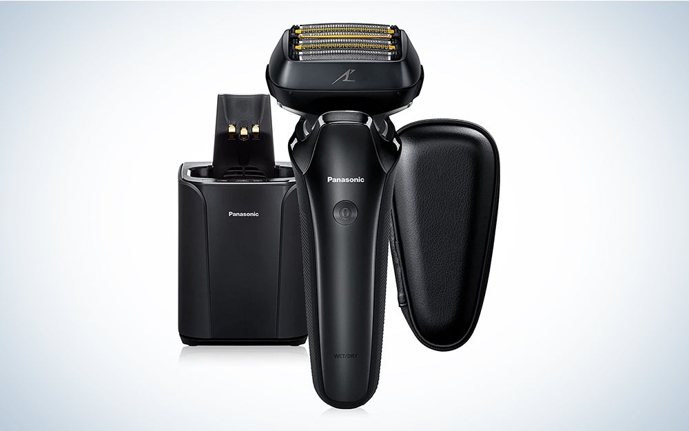 Panasonic Arc6 electric razor with charging/cleaning station