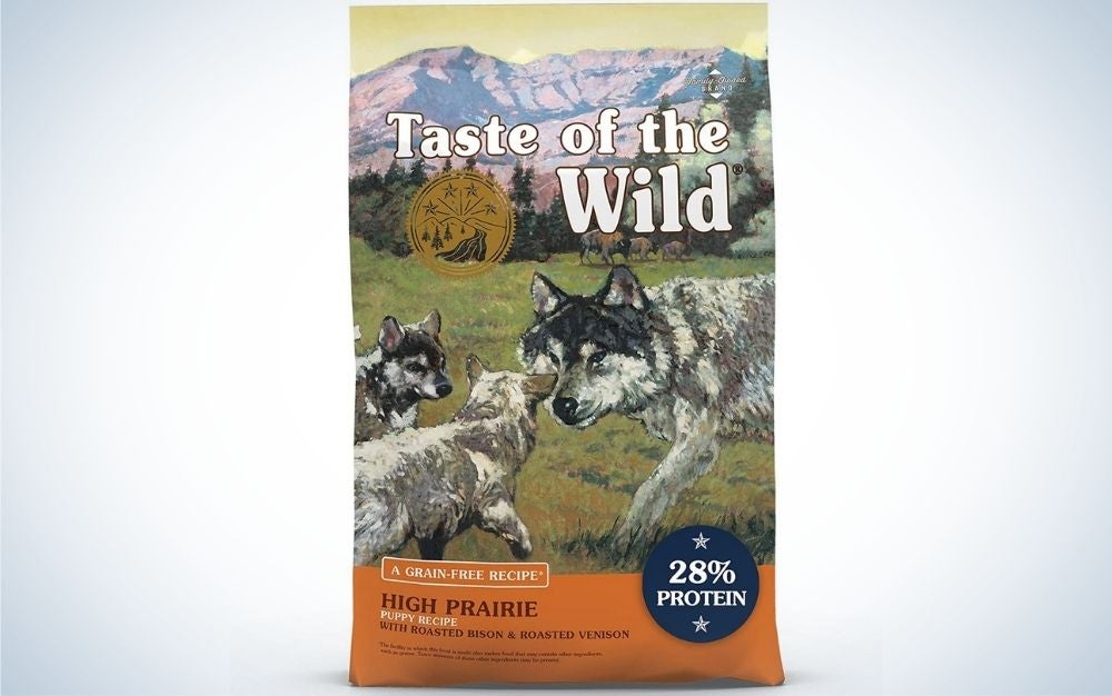 Taste of the Wild dry dog food grain free with roasted bison and roasted venison