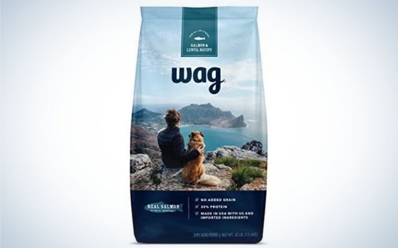 WAG dry dog food with no added grains