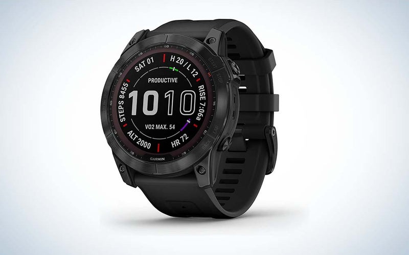 The Garmin Fenix 7X Pro Solar is one of the best tactical smartwatches.