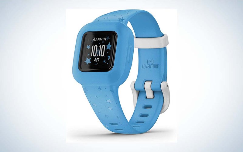 The Garmin vivofit Jr. 3 is the best waterproof smartwatch for kids.