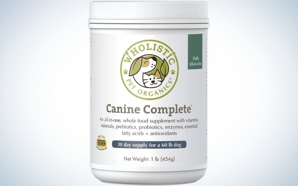 wholistic canine is the best multivitamin for dogs
