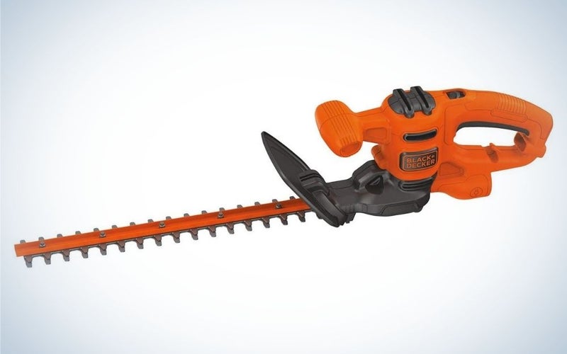 This Black and Decker, electric hedge trimmer is the best hedge trimmer for the money