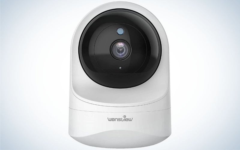 The Wansview Baby Monitor Camera is our best dog camera on a budget pick.