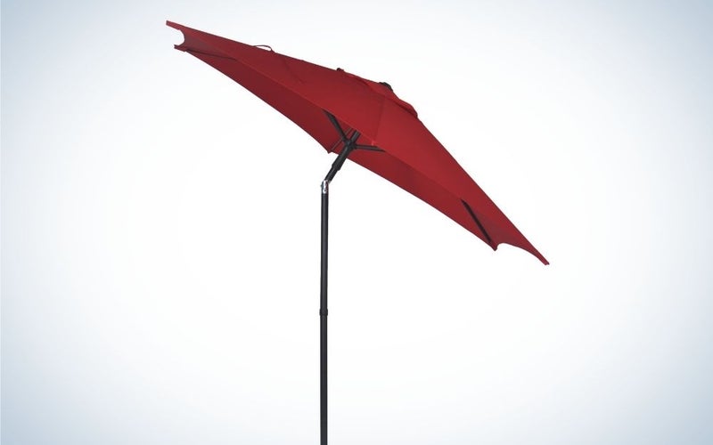 Beat the heat with Mainstays Patio Umbrella.