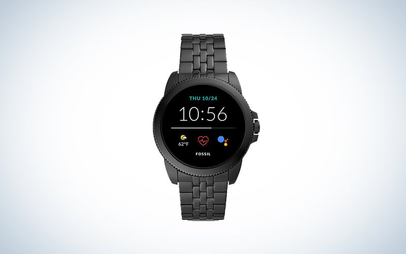 black fossil smartwatch deal