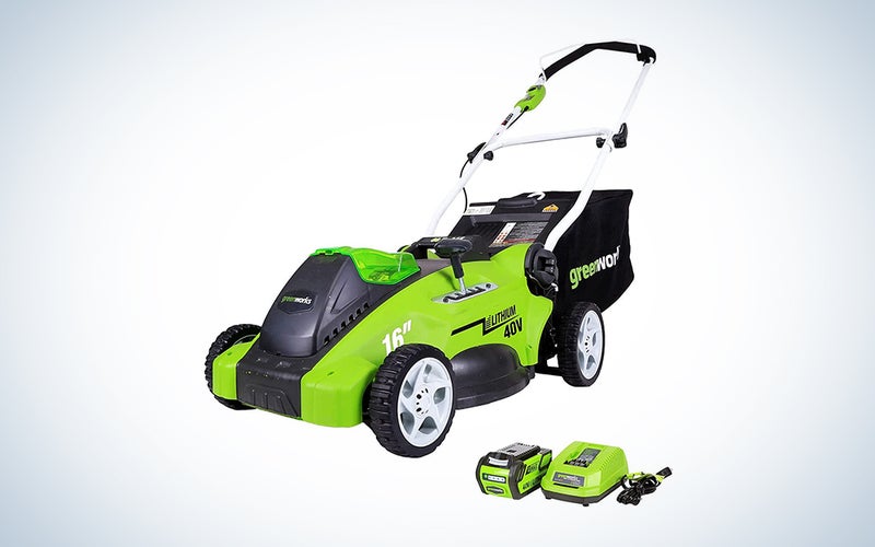 greenworks lawn mower prime day deal