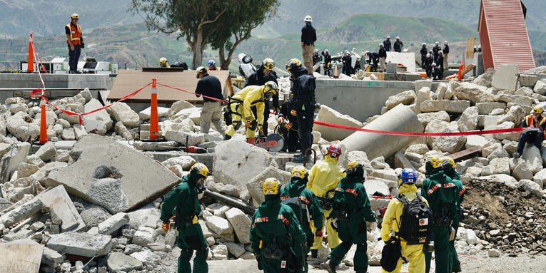 How rescue specialists search for survivors in collapsed buildings